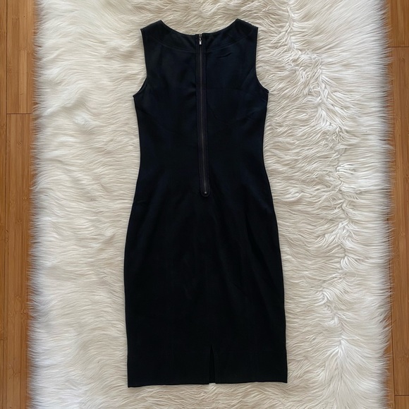St. John SoCa Black Sleeveless Classic Dress - Picture 6 of 10